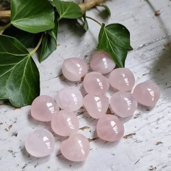 Hjerte petit Rosaquartz