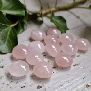 Hjerte petit Rosaquartz