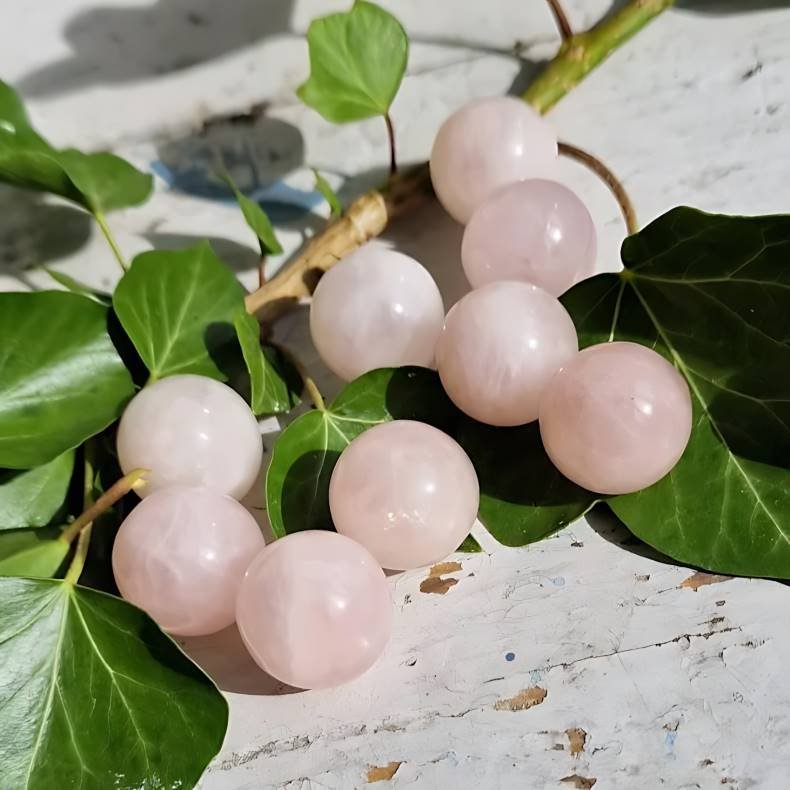 Kugle rosenquartz