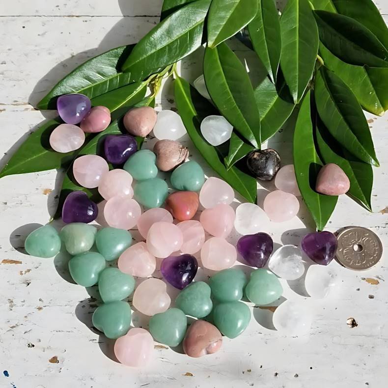 Hjerte petit bjerg krystal