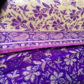 Meditationstppe flde/lilla/pink