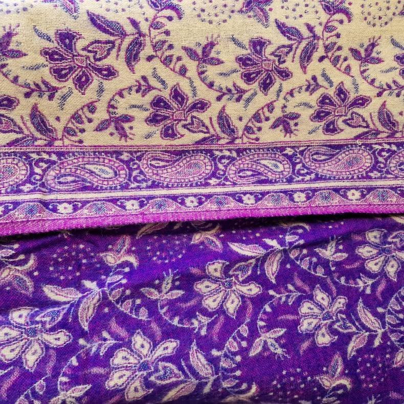 Meditationstppe flde/lilla/pink