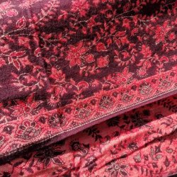 Meditations t�ppe varm brun og r�d/koral