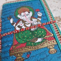 Mrk bl Ganesha hndlavet bog S