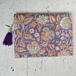 Bloktrykt bog, lilla