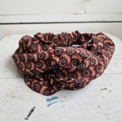 Hrbnd unika bordeaux vintage silke
