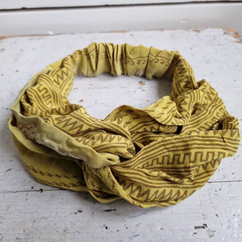 Hrbnd unika lime vintage silke