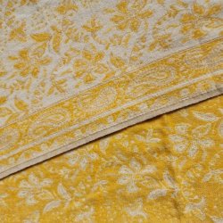 Meditationstppe gul/flde