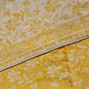 Meditationstppe gul/flde