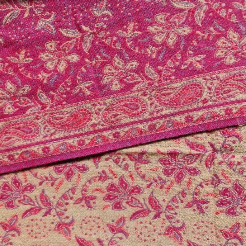 Meditationstppe pink/flde/lilla