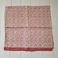 Stort silke trklde rosa 101x208