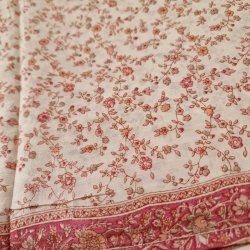 Stort silke trklde rosa 101x208