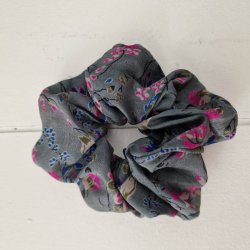 Scrunchie gr vintage silke Medium 