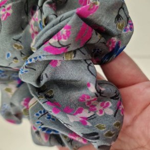 Scrunchie gr vintage silke Medium 