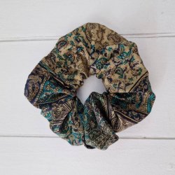 Scrunchies bl/gylden/turkis Medium 