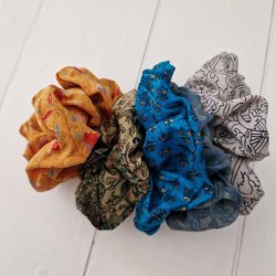 Mix st af 5 stk. scrunchies medium