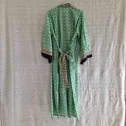 Bomulds kimono bloktryk lang No.8