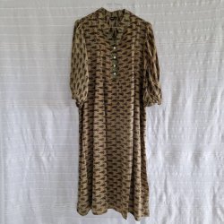 Iris vintage silke kjolen s/m No. 4