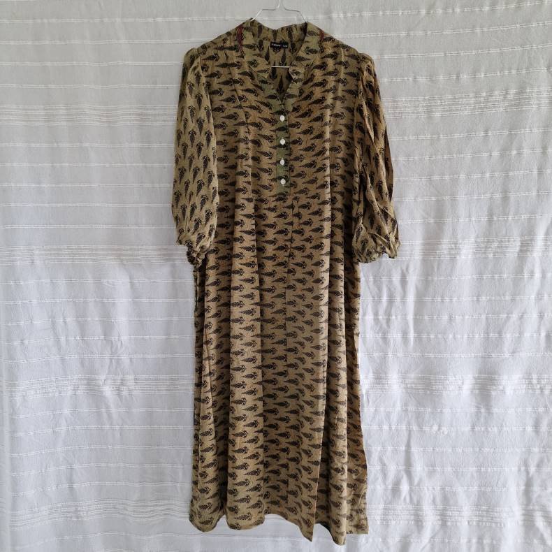 Iris vintage silke kjolen s/m No. 4