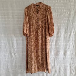 Iris vintage silke kjolen s/m No.5