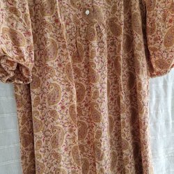 Iris vintage silke kjolen s/m No.5