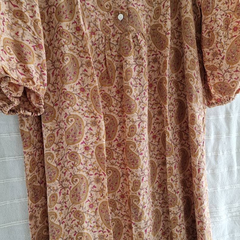 Iris vintage silke kjolen s/m No.5