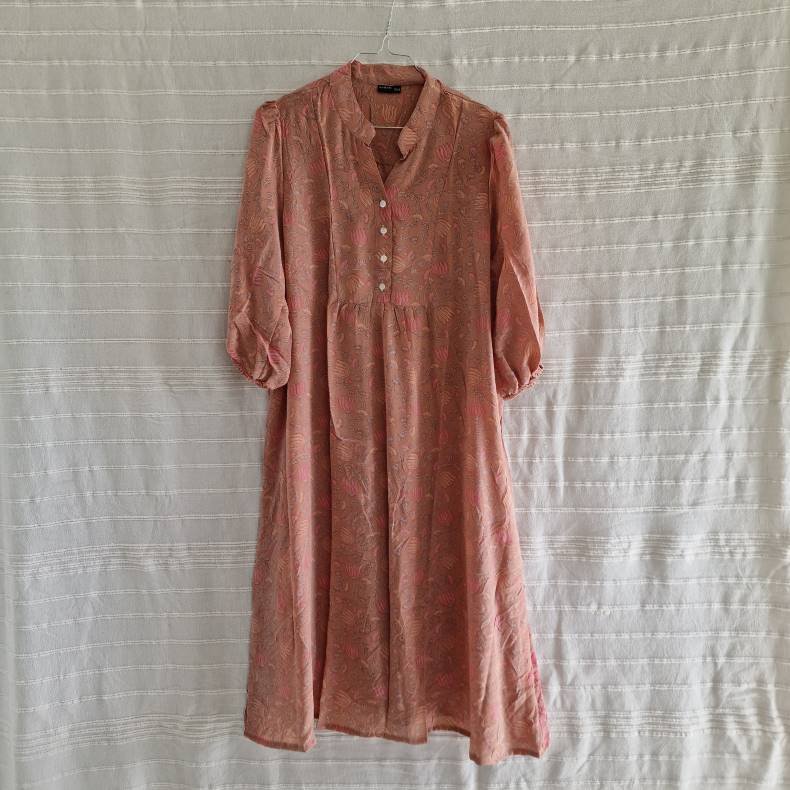Iris vintage silke kjolen s/m No.3