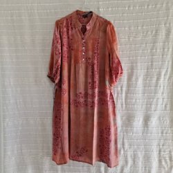 Iris vintage silke kjolen l/xl No. 7