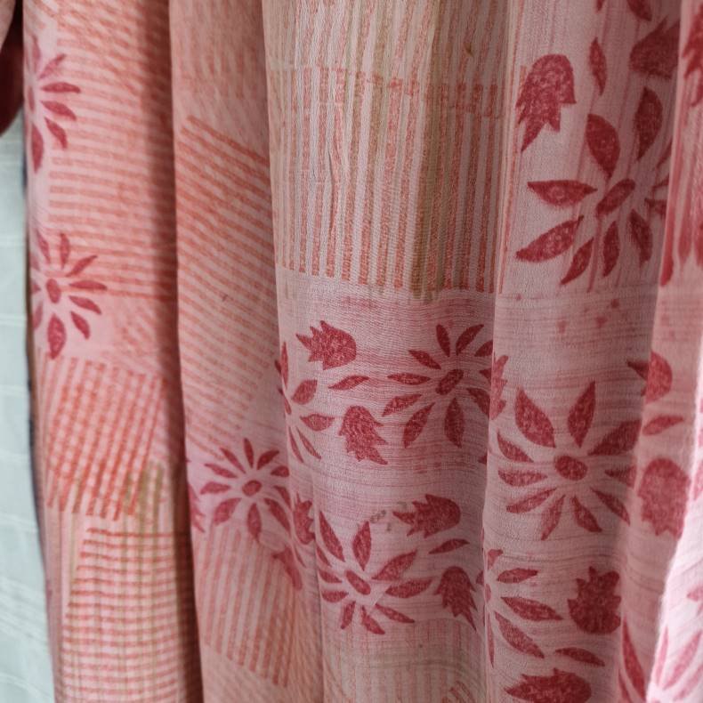 Iris vintage silke kjolen l/xl No. 7