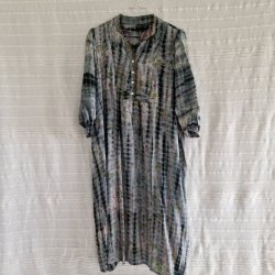 Iris vintage silke kjolen l/xl No. 27