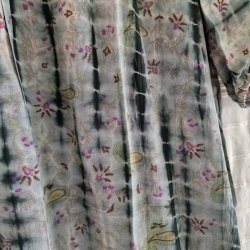 Iris vintage silke kjolen l/xl No. 27