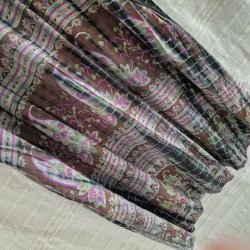 Iris vintage silke kjolen l/xl No. 27