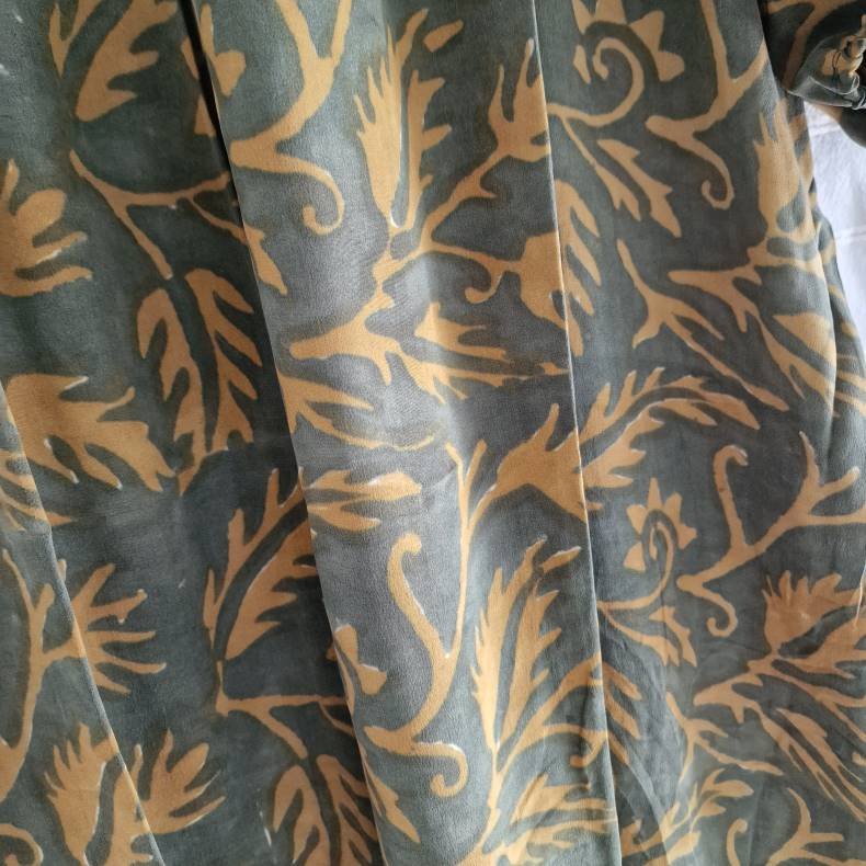 Iris vintage silke kjolen l/xl No. 8