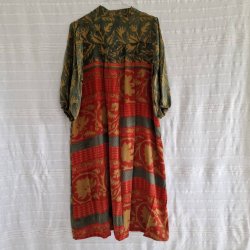Iris vintage silke kjolen l/xl No. 8
