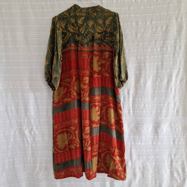 Iris vintage silke kjolen l/xl No. 8