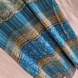 Iris vintage silke kjolen l/xl No. 15