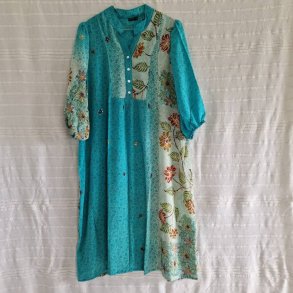 Iris vintage silke kjolen l/xl No. 17