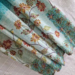 Iris vintage silke kjolen l/xl No. 17