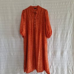 Iris vintage silke kjolen l/xl No. 25