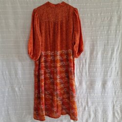 Iris vintage silke kjolen l/xl No. 25