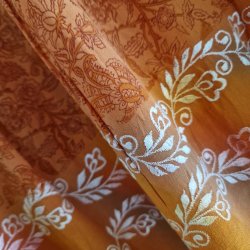 Iris vintage silke kjolen l/xl No. 25