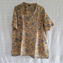 Lilje T-shirt Vintage silke saree s/m No.1