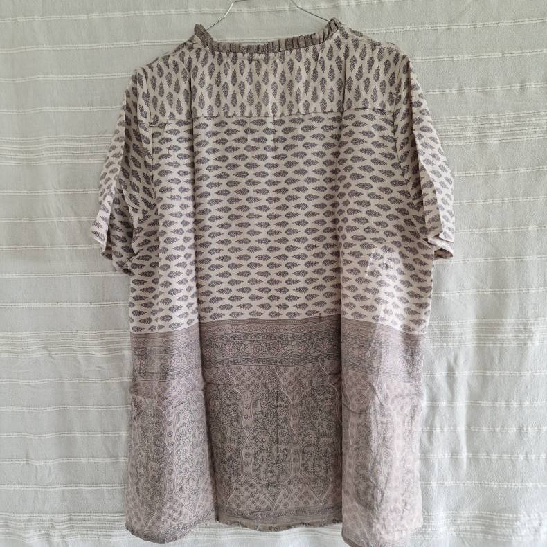 Lilje T-shirt Vintage silke saree s/m No.2