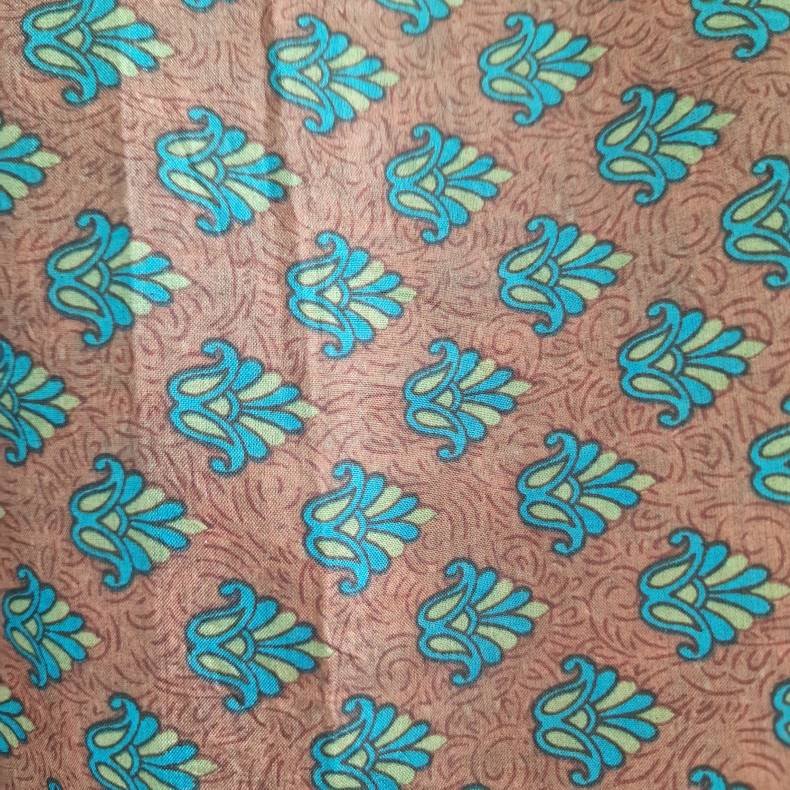 Lilje T-shirt Unika Vintage silke saree l/xl No.9