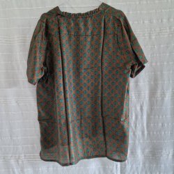 Lilje T-shirt Unika Vintage silke saree l/xl No.9