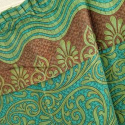 Lilje T-shirt Unika Vintage silke saree l/xl No.11