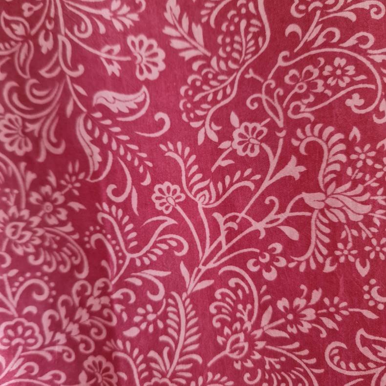 Lilje T-shirt Unika Vintage silke saree l/xl No.17