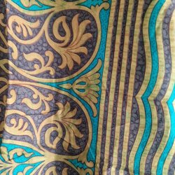 Lilje T-shirt Unika Vintage silke saree l/xl No.19