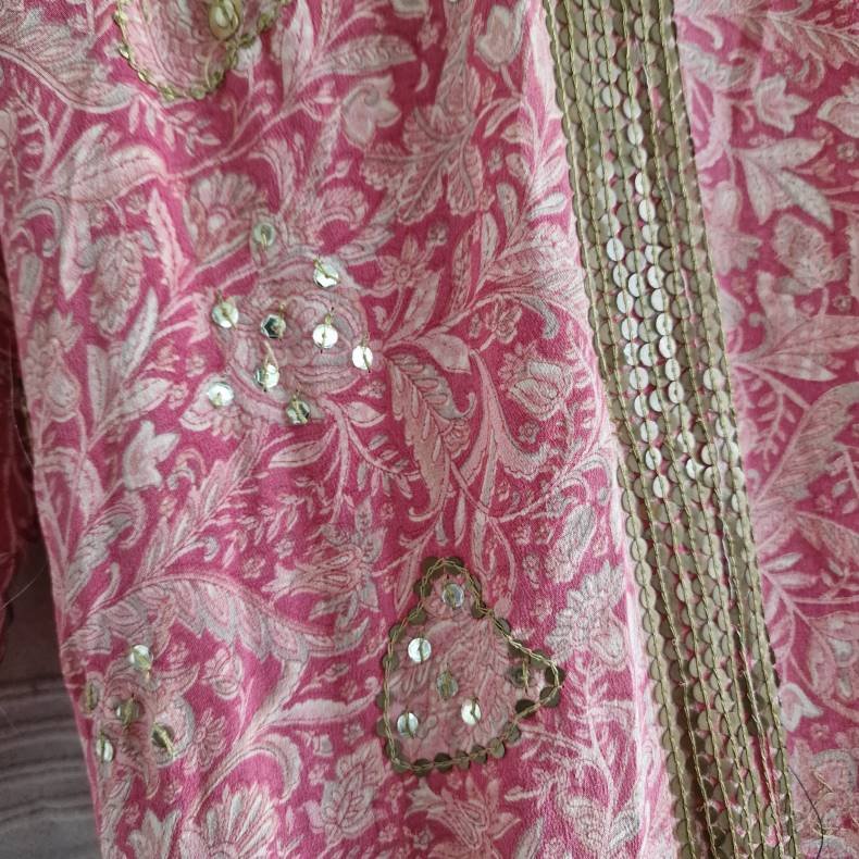 Silke kimono lang No.13