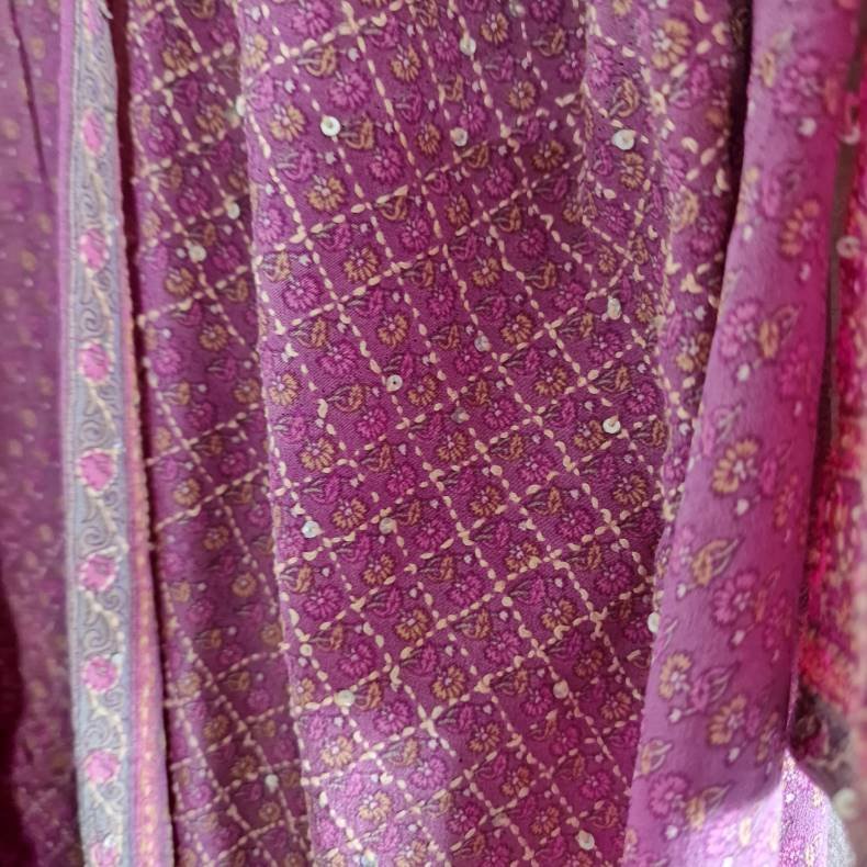 Silke kimono lang No.16